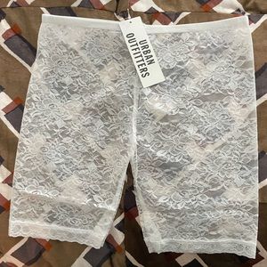 Urban outfitters lace bike shorts. Size S/M. NWT